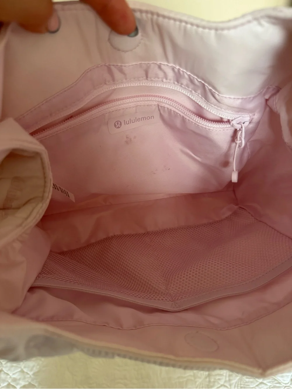 lululemon athletica Quilted Pink Shoulder Bag